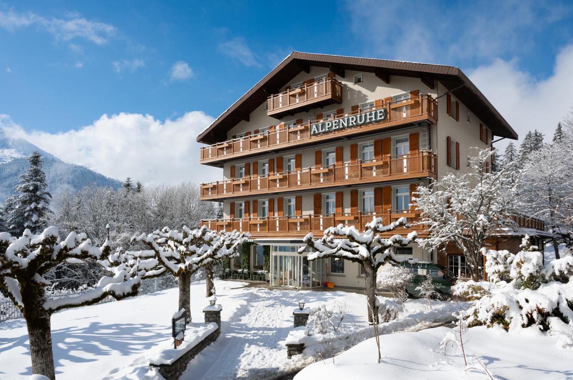 Hotel Alpenruhe - Vintage Design Hotel Wengen Exteriér fotografie
